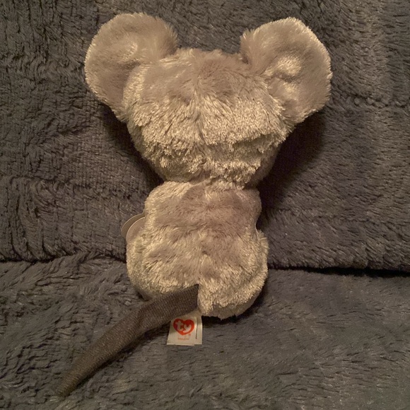 RETIRED 2016 TY BEANIE BOOS CHRISTMAS MAC THE MOUSE GINGERBREAD 6" PLUSH NWT - Picture 3 of 8